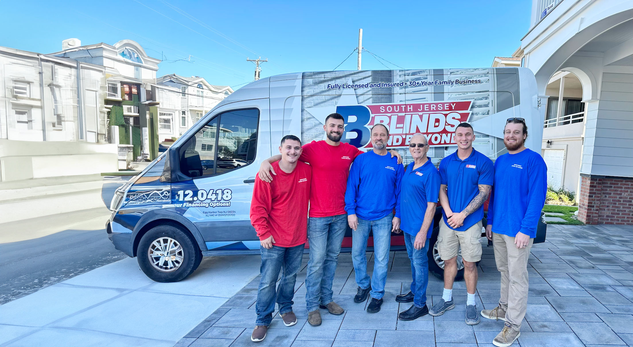 The Rosso Family and the SJB Outdoor Living team in Egg Harbor Township, NJ
